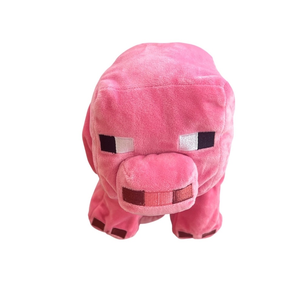 Minecraft Pig Plush Stuffed Animal Toy Pink Plushie Collectible Gift